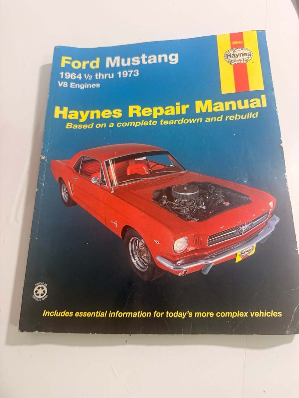 Ford Mustang 1964½-1973 V8 Engines Haynes Repair Manual